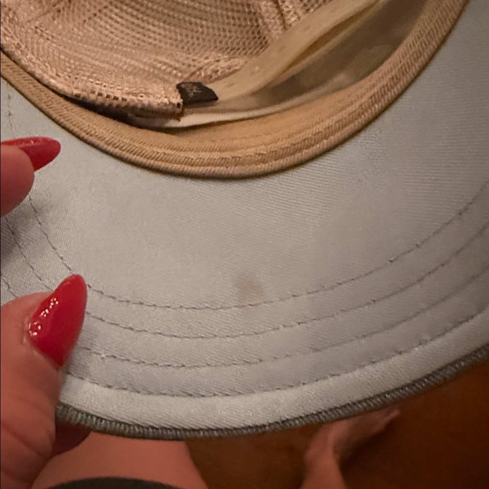 Blue Denim Trucker Hat with Cow Patch - Picture 3 of 9